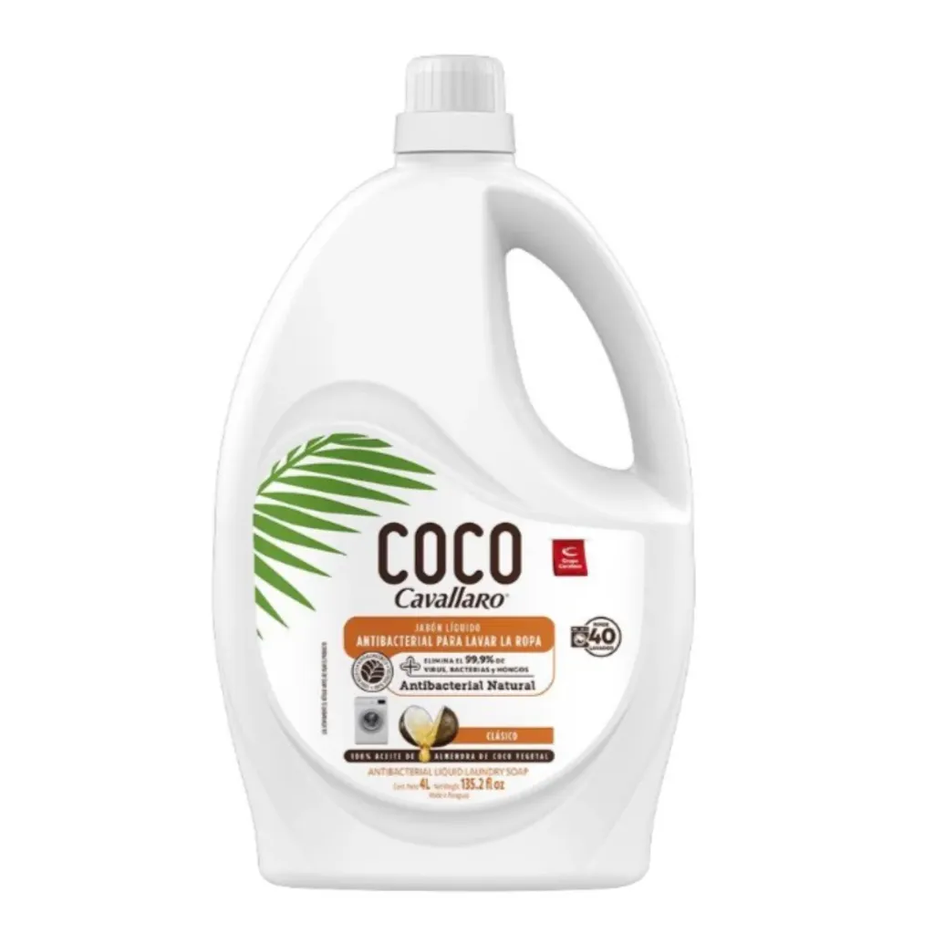 Liquid coconut oil laundry detergent 4L classic (Cavallaro)